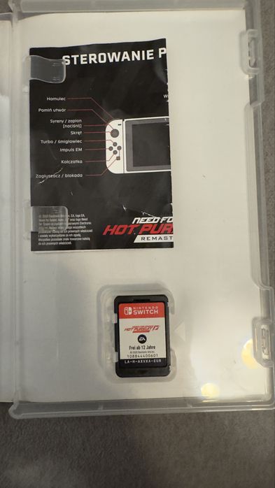 Nitendo Switch Need For Speed Hot Pursuit cartridge