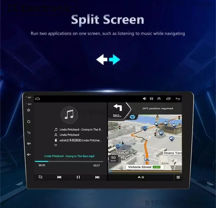 Rádio 9" android Fiat 500 CARPLAY WIFI GPS 2/32GB Novo