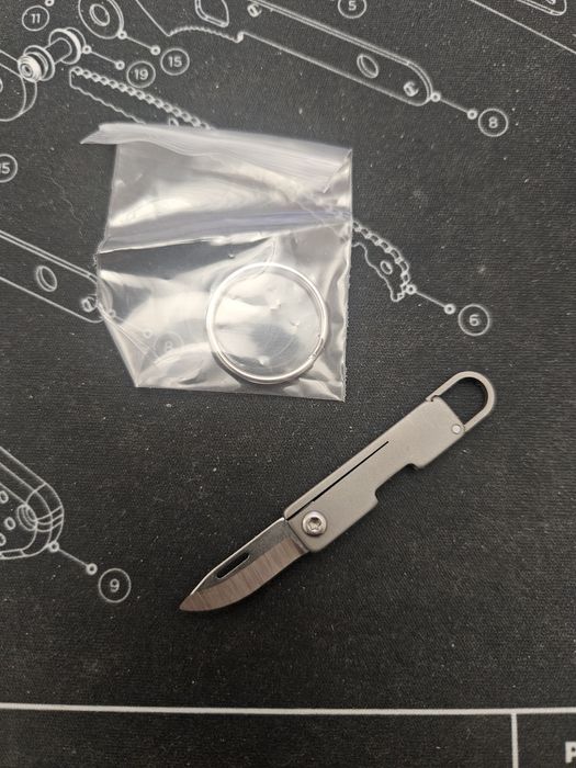 Аксесуари з титану, карабіни, ручки, мультитули