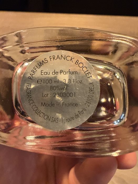Niszowe Perfumy Franck Boclet Cashmere 100ml Eau de Parfum