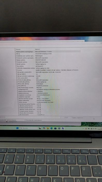 Microsoft surface go 1943