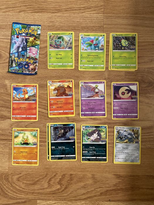 23 Cartas “Pokémon Go”