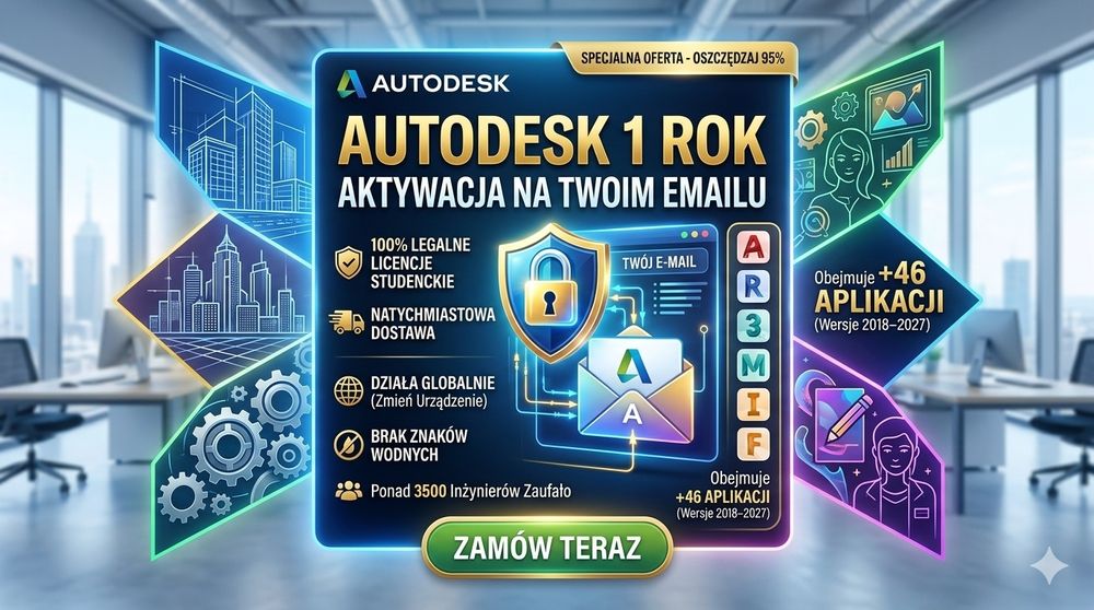 Autodesk AutoCAD Revit 3ds Max Subskrypcja Licencja 1 Rok
