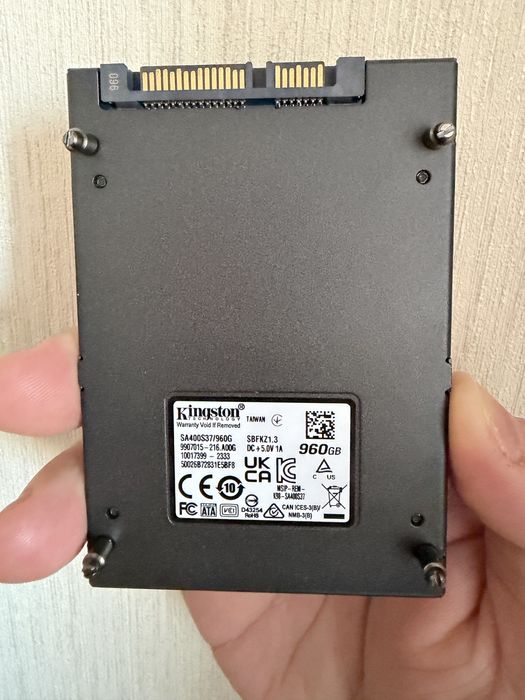 SSD Kingston A400 960 gb накопичувач