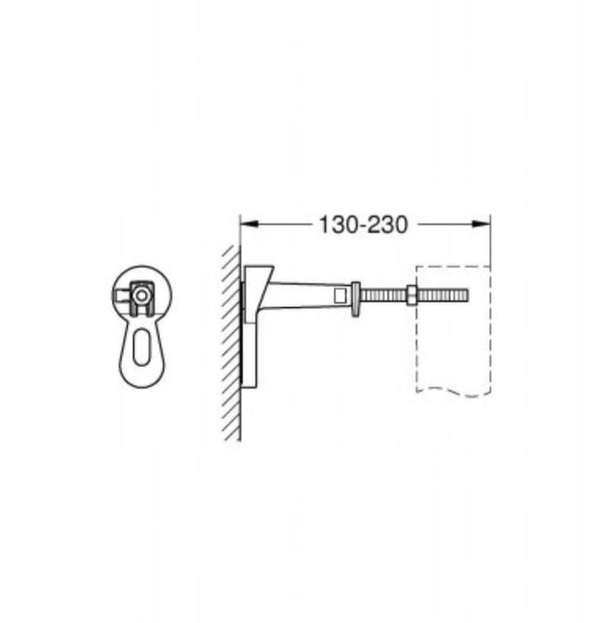 GROHE Rapid SL komplet 2 szt. Kątowników ściennych NOWY