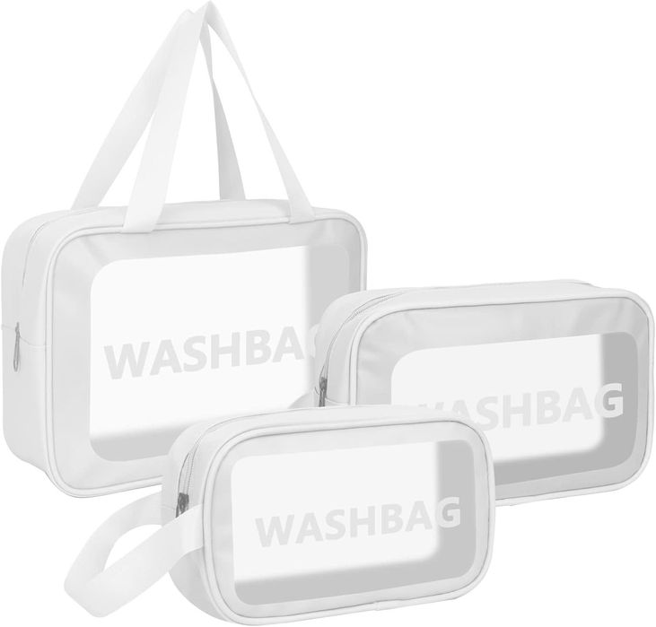 Unaone Kosmetyczka z PCW, 3 sztuki