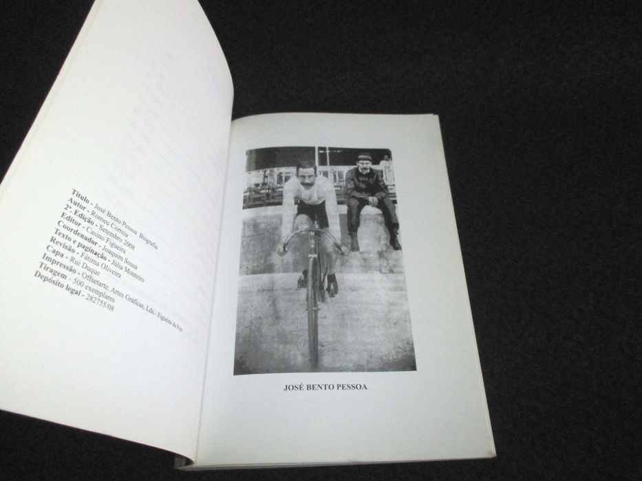 Livro José Bento Pessoa Biografia Romeu Correia Casino Figueira