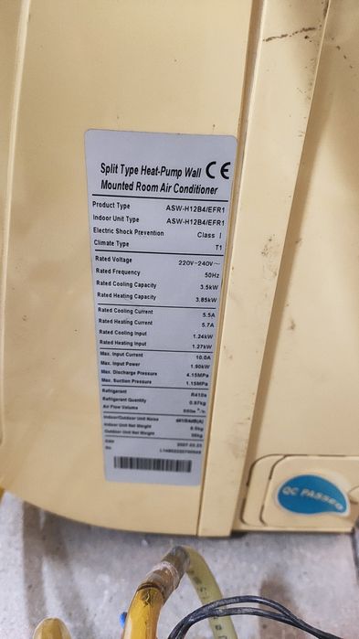 Klimatyzator ścienny AUX z demontażu