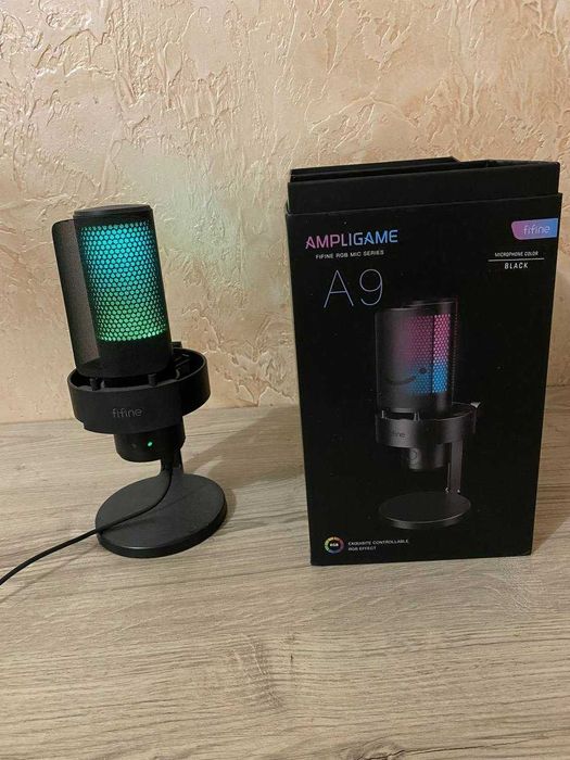 Мікрофон FIFINE A9 з гарантією + весь комплект (коробка,чек, гарантія)