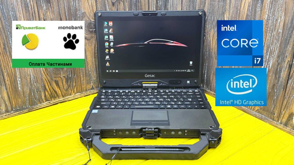 РОЗПРОДАЖ! Захищений Ноутбук-Трансформер Getac V110 G4 /11.6"/2АКБ/Core i7-7500U