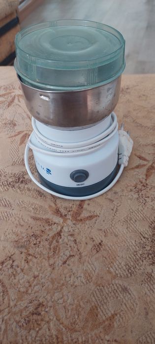 Кофемолка в рабочем состоянии