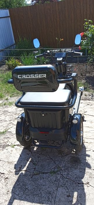 Трехколесный Электроскутер Crosser «TR-1» PRO Новинка 2025 72V/20AH/60