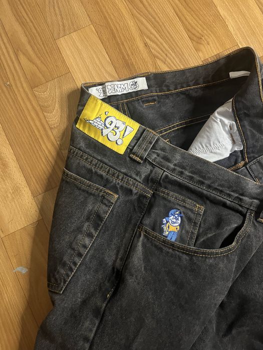 Polar 93 jeans washed black