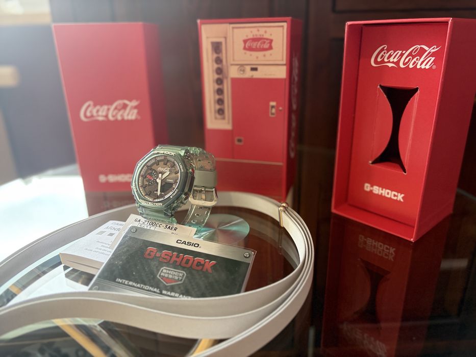 Casio G-shock  + gratis Coca-Cola Limited Edition GA-2100CC -3AER NOWY