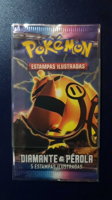 2007 Pokemon TCG Diamond & Pearl Base Set Booster Pack Português PT Electivire Artwork Pacote SELADO / NOVO