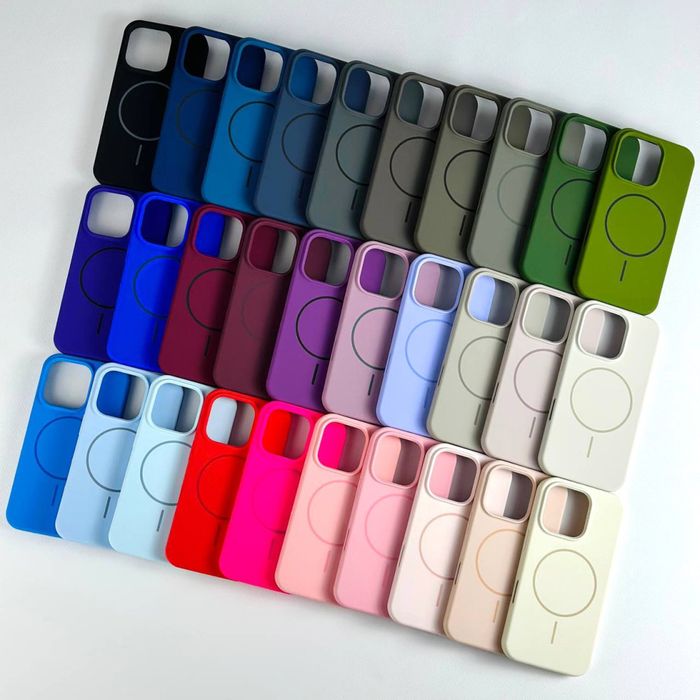  Чехол на айфон 15 про з MagSafe.Чохол на iphone 15 pro MagSafe Мікрофібра