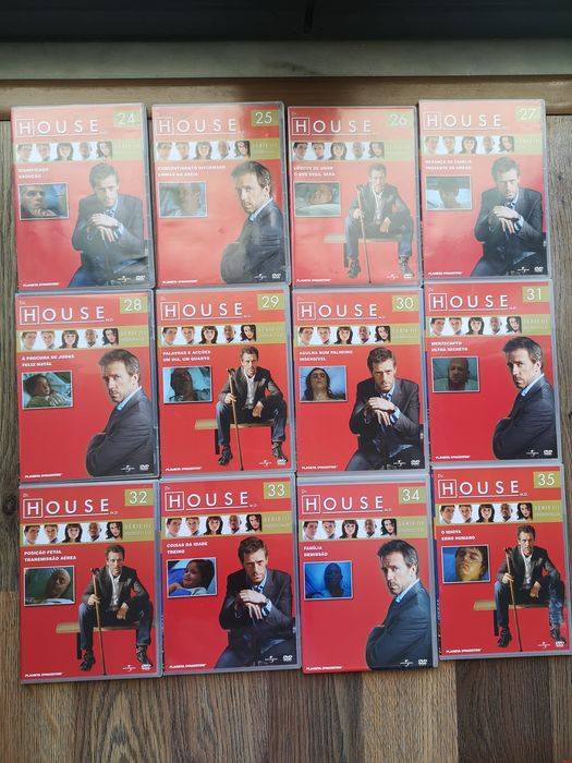Coleção de dvds Dr. House