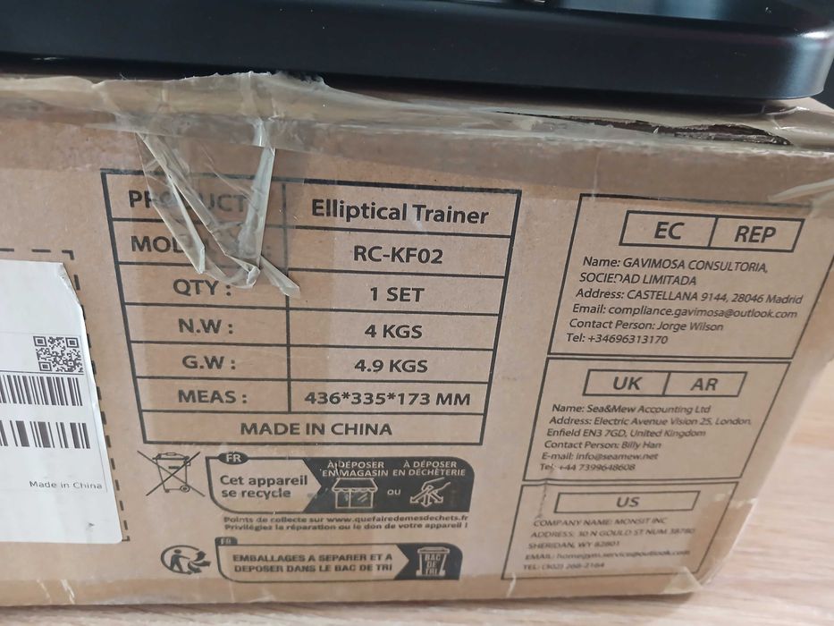 Electric Exercise Bike474277382079139841