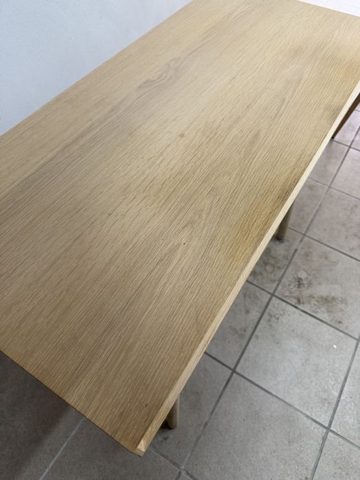 Biurko drewniane dębowe Dąb 100x45 skandynawskie