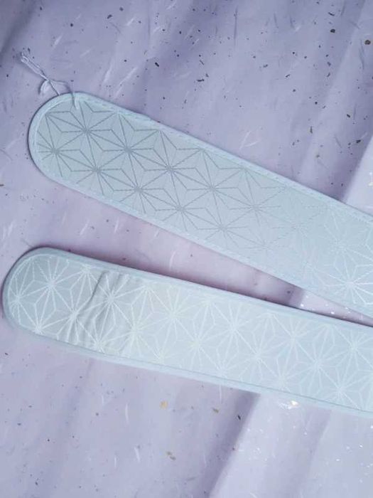 Japoński biały sztywny kołnierz Erishin do juban kimono asanoha