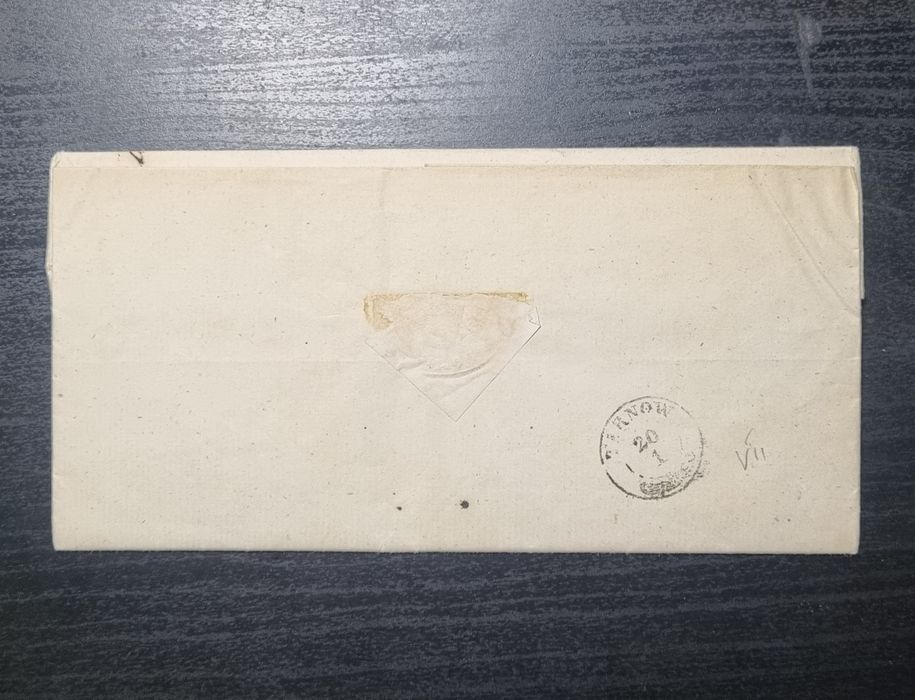 Galicja 1849 Gdów – Tarnów, pełny list urzędowy, prefilatelistyka aust