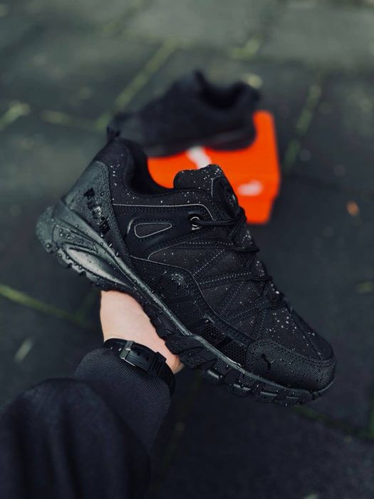 Чорні практичні чоловічі кросовки пума Puma waterproof водовідштовхувальні Повсякденні чоловічі красовки пума Пума осінь
