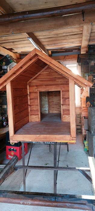 Buda dla psa ocieplana