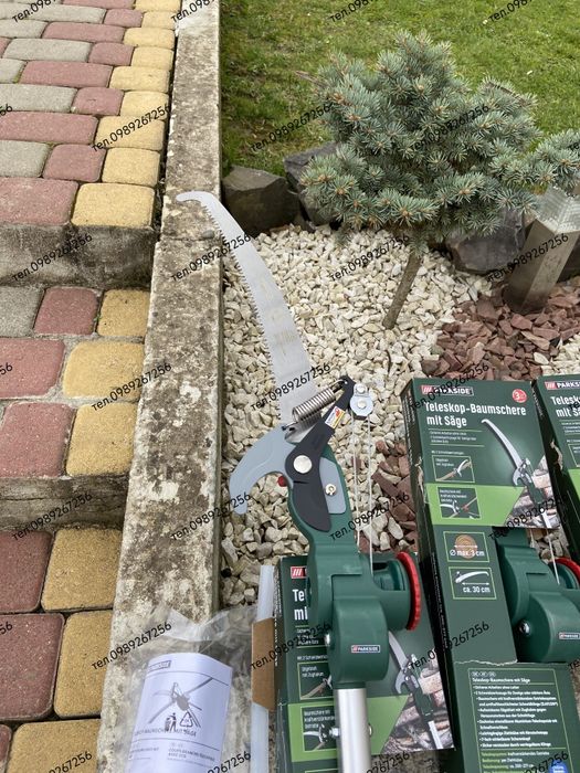 Телескопічний секатор, садовая пила, висоторіз, Parkside Німеччина