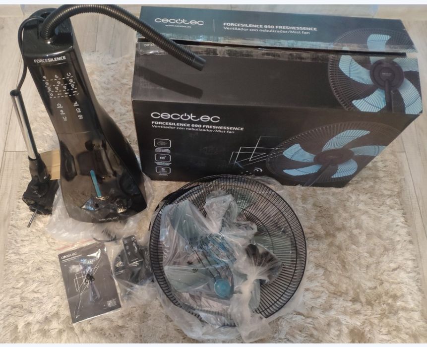 Wentylator z nebulizatorem Cecotec ForceSilence