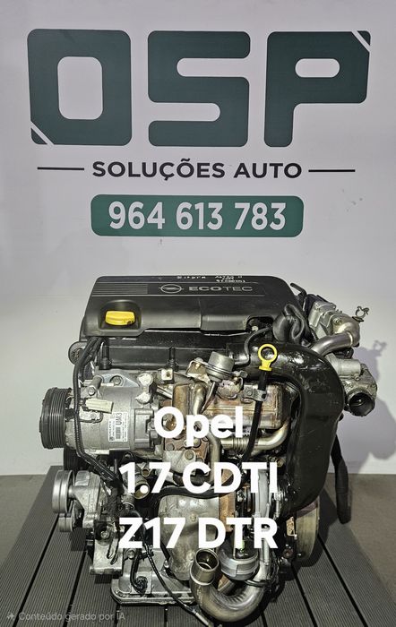Motor Opel 1.7CDTI ref. Z17DTR