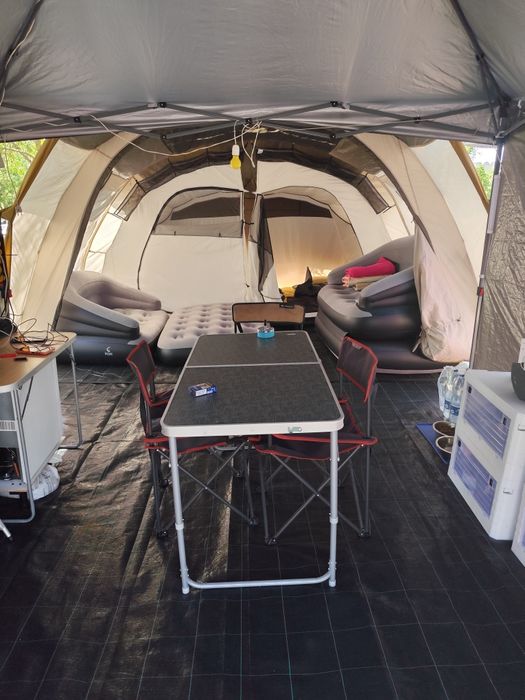 Quechua 6.2 mais tenda 3x3 mt