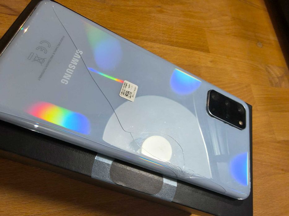 Samsung Galaxy S20+ – uszkodzony, sprawny technicznie 12RAM/128GB