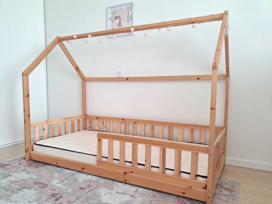 Cama Tenda Madeira Montessori