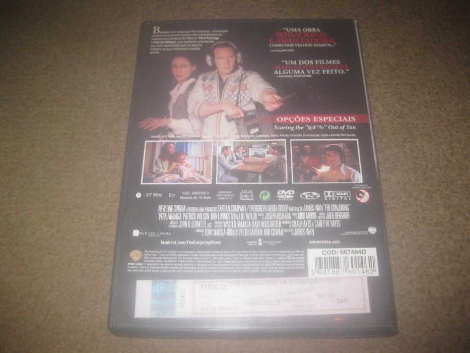 DVD "The Conjuring- A Evocação" com Vera Farmiga