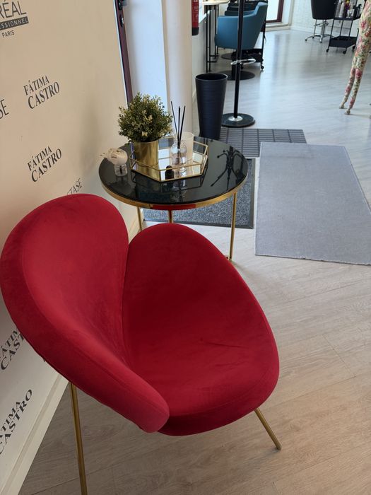 Receção cadeira e mesa