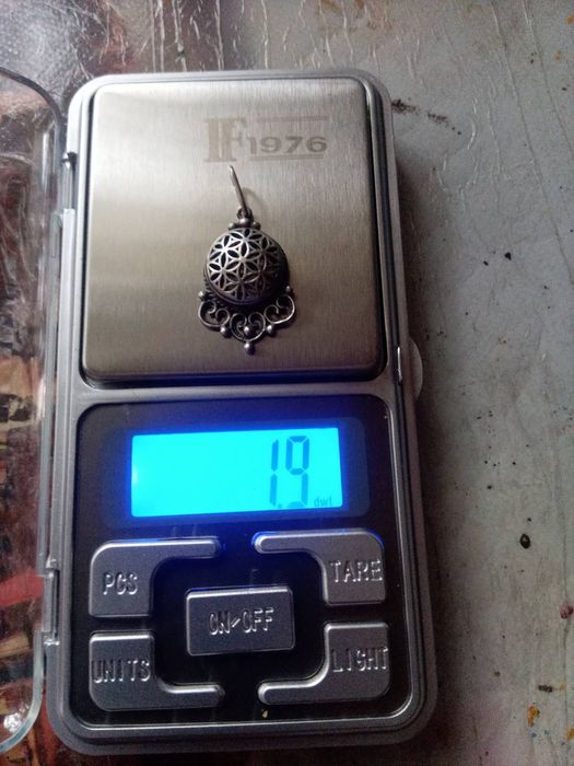 Кулон серебряный, 90-х годов.