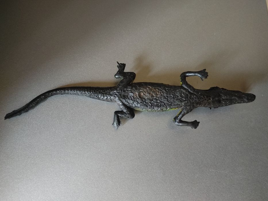 Вiнтажний гумовий крокодил 1970-тi