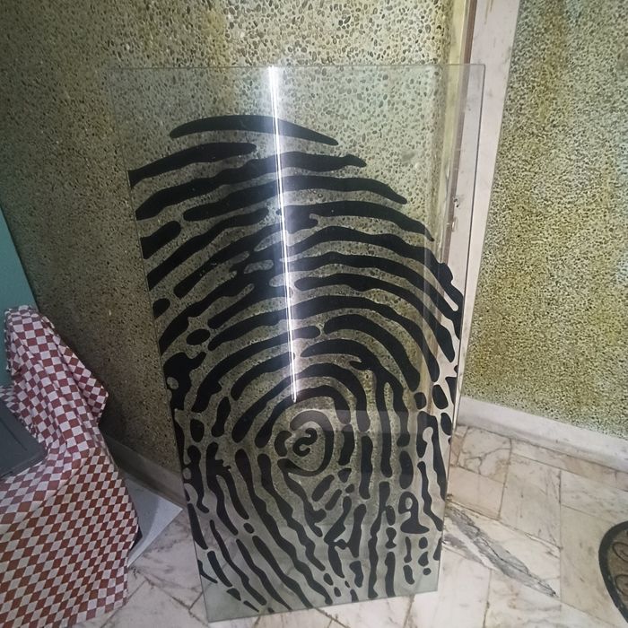 Tampo de mesa de vidro