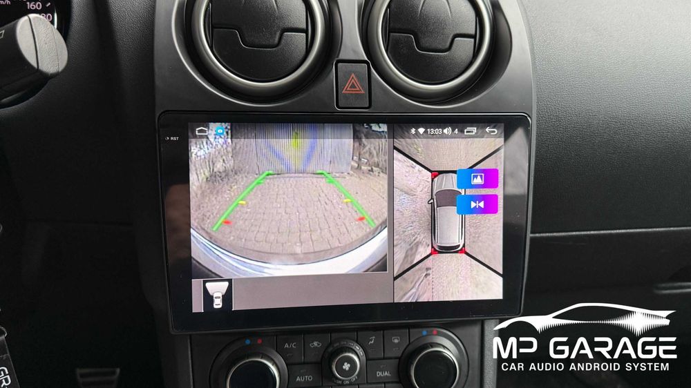Radio Android Nissan Qashqai J10 4G LTE CarPlay AA Qled Montaż