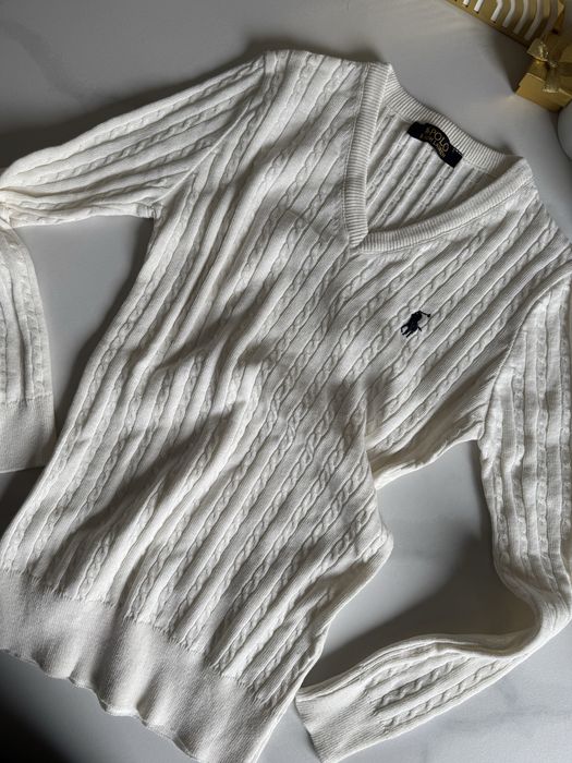 Sweterek polo rl damski
