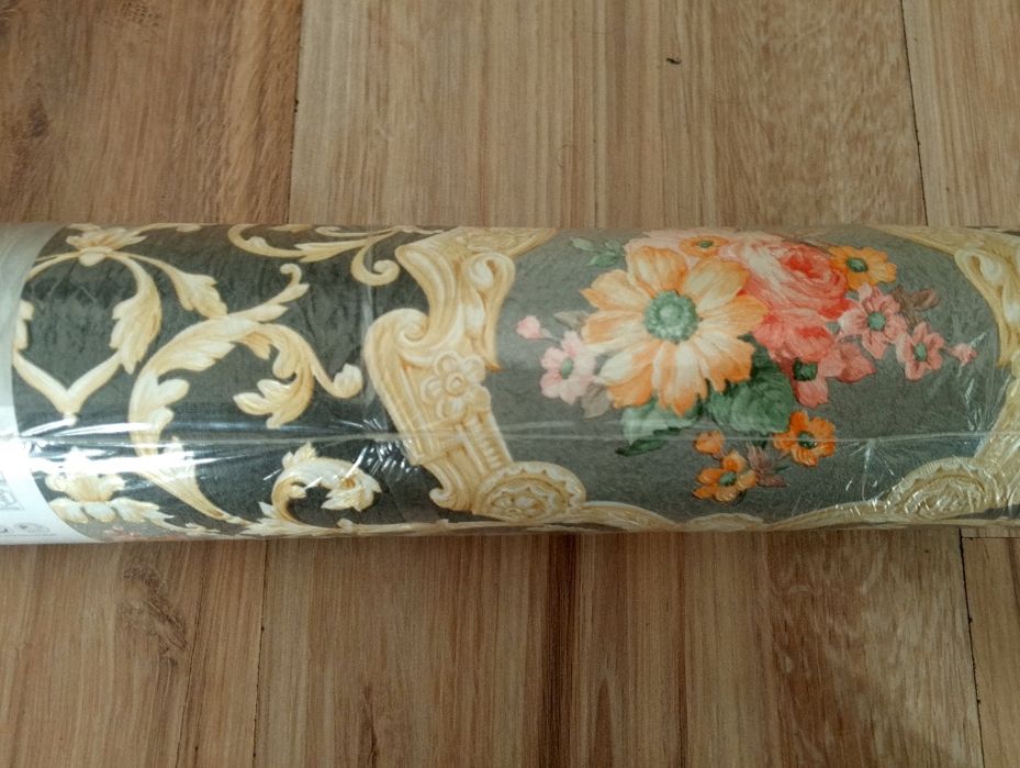 2 rolki tapety Tapeta polarowa Winorośl Barokowy ornament Kwiaty