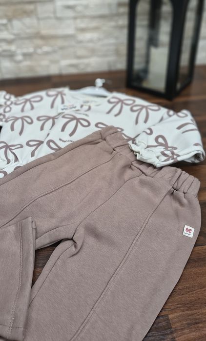 Komplet dla dziewczynki kokardka