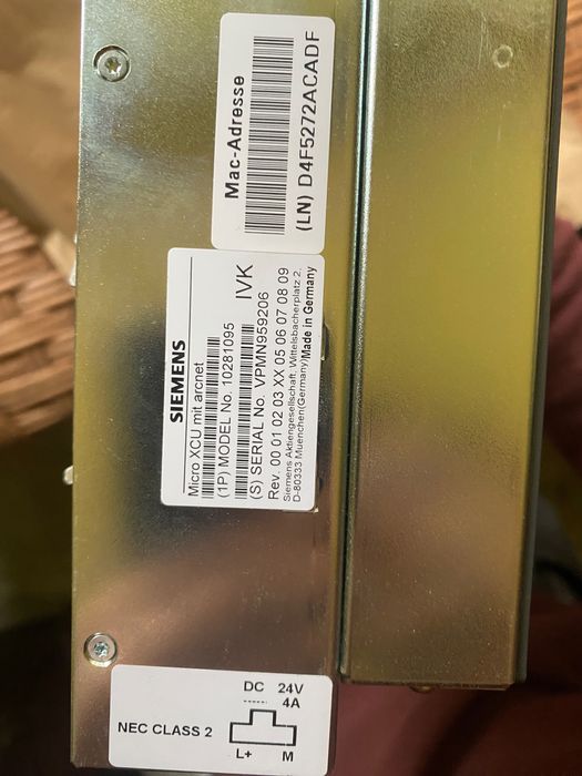 Simatic Siemens Microbox PC 420 , model 6BK1000-5CU00-1AA0