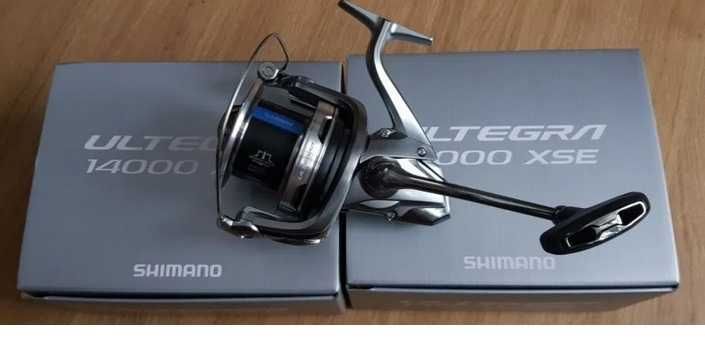 Dwa kołowrotki Shimano Ultegra XSE 14000