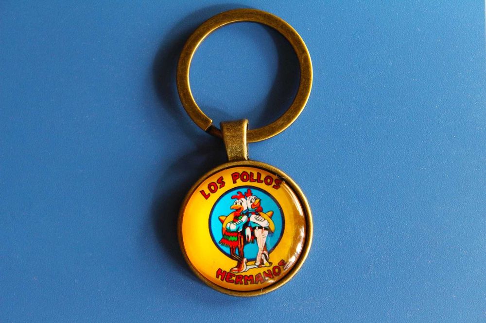 Металевий брелок Breaking Bad, Los Pollos Hermanos, Better Call Saul