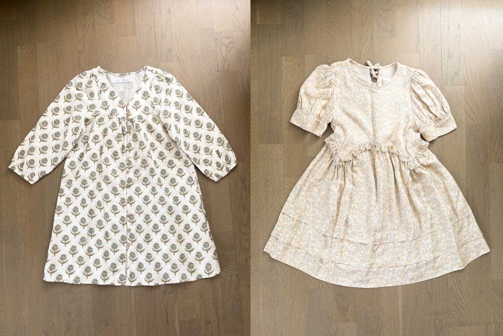 Пакет лот нових фірмових речей на дівчинку Zara HM для школи 122 розмір