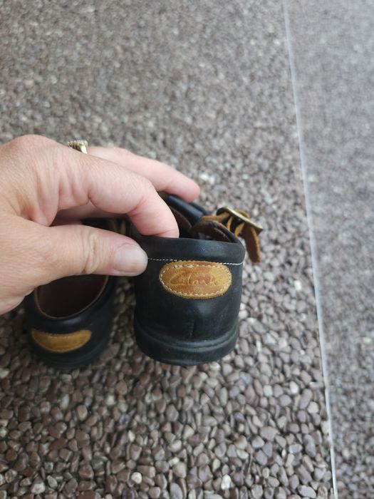 Skórzane Bucik mokasyny clarks r.23