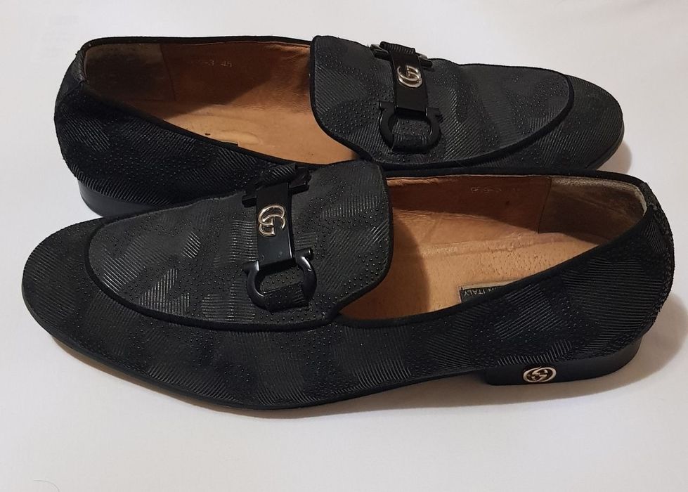 Брендовые кожаные лоферы, туфли Gucci Оригинал