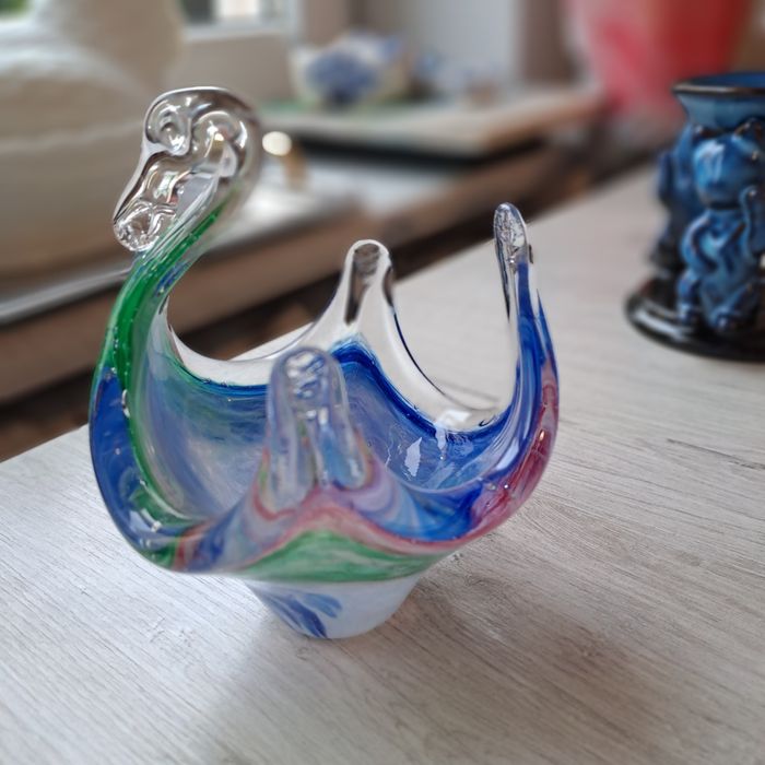 Krysztalowa figurka Murano.