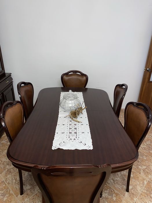 Mesa jantar + 6 cadeiras
